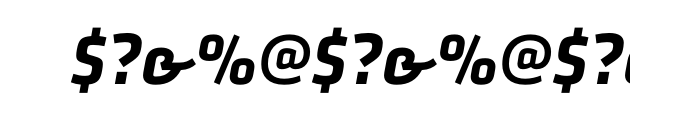 Klavika Basic Bold Italic OT Font OTHER CHARS