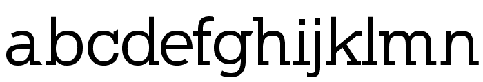 KleinSlabserif-Medium Font LOWERCASE
