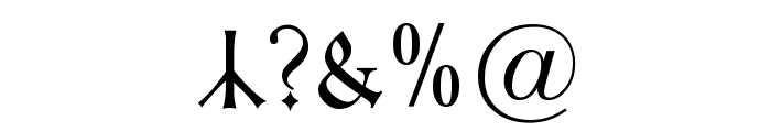 Kleist-FrakturZierbuchstaben Font OTHER CHARS