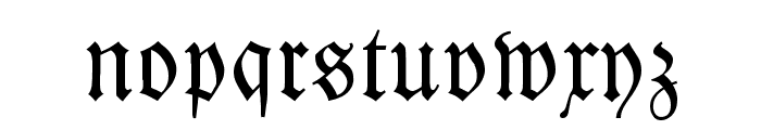 Kleist-FrakturZierbuchstaben Font LOWERCASE