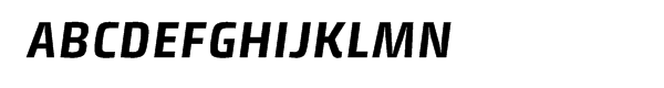 Klint™ Pro Bold Italic Font UPPERCASE
