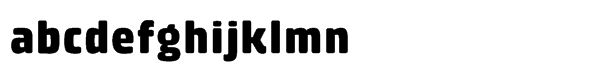 Klint™ Pro Rounded Black Font LOWERCASE