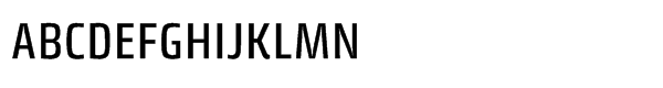 KlintÂ® Std Medium Condensed Font UPPERCASE