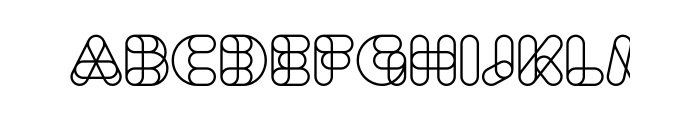 Knochen Regular OT Font UPPERCASE
