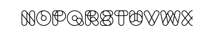 Knochen Regular OT Font UPPERCASE