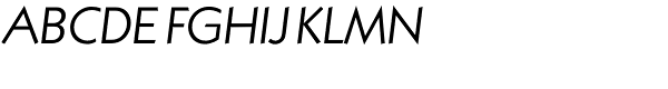 Koblenz Serial Light Italic Font UPPERCASE