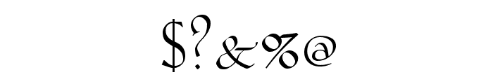 Koch-Antiqua Zier Font OTHER CHARS