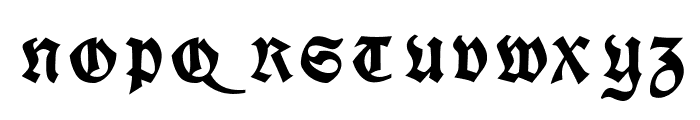 Koch Fette Deutsche Schrift UNZ1A Italic Font UPPERCASE