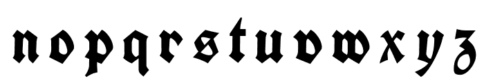 Koch Fette Deutsche Schrift UNZ1A Italic Font LOWERCASE