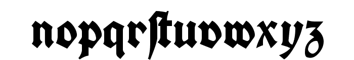 Koch Fette Deutsche Schrift Font LOWERCASE