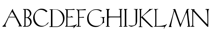Koch Plain Font UPPERCASE