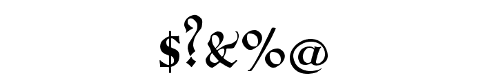KochAltschrift-Bold Font OTHER CHARS