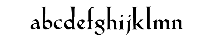 KochAltschrift-Bold Font LOWERCASE