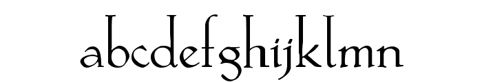 KochAltschriftAlt Font LOWERCASE