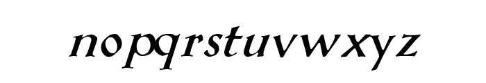KochAltschriftKursiv-Bold Font LOWERCASE