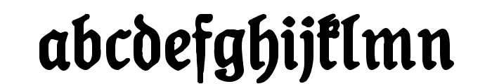 Koenig-Type Bold Font LOWERCASE