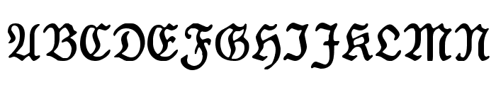 Koenig-Type Mager Font UPPERCASE