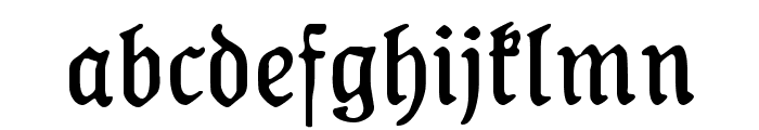 Koenig-Type Mager Font LOWERCASE