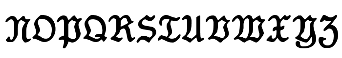 Koenig-Type Font UPPERCASE