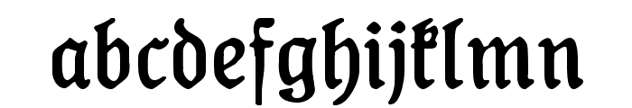 Koenig-Type Font LOWERCASE