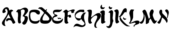 Kohelet Regular Font UPPERCASE