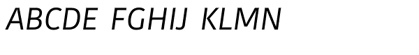 Kohinoor Latin Book Italic Font UPPERCASE