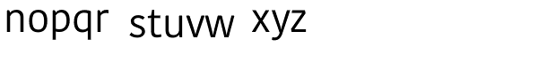 Kohinoor Latin Book Font LOWERCASE