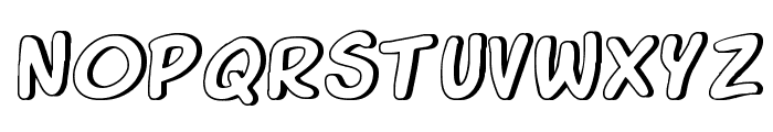 Komika Glaze Font UPPERCASE