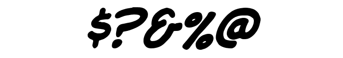 Komika Hand Bold Italic Font OTHER CHARS