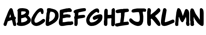 Komika Hand Bold Font UPPERCASE
