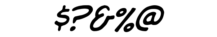 Komika Hand Italic Font OTHER CHARS