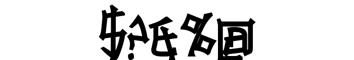 Konfuciuz Fat Font OTHER CHARS