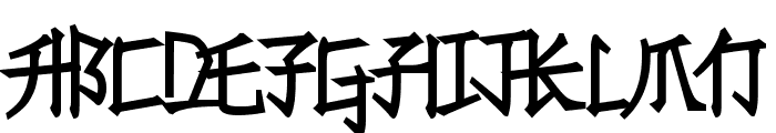 Konfuciuz Fat Font UPPERCASE