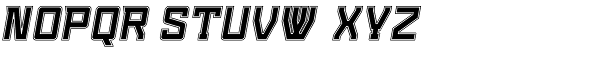 Konvexist-Collegiate Oblique Font UPPERCASE