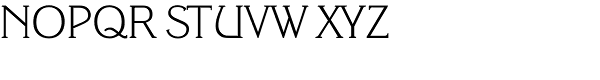 Korinth Serial Xlight Font UPPERCASE