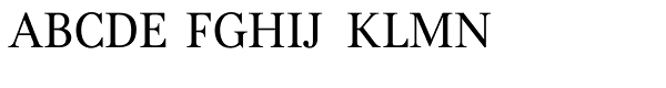 Kostic Serif Font UPPERCASE