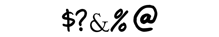 koly-Handwriting Font OTHER CHARS