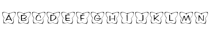 KR Butterfly Two Font UPPERCASE
