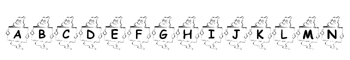 KR Ghostly Message Font LOWERCASE