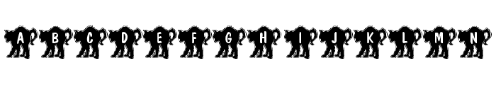 KR Hissy Fit Font LOWERCASE