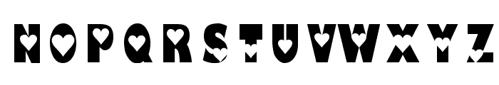 KR Love Letters Font LOWERCASE