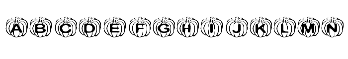 KR Perfect Pumpkin Font LOWERCASE