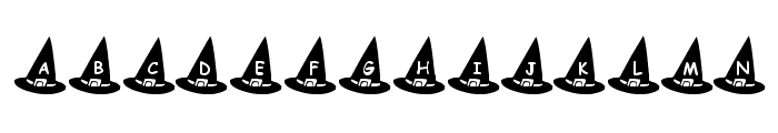 KR Witch's Hat Font LOWERCASE