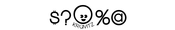 Kravitz Thermal Font OTHER CHARS