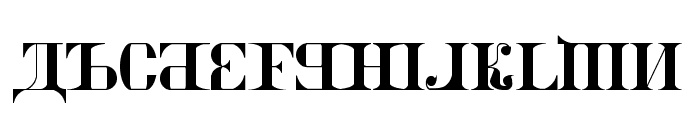 Kremlin Imperial Font UPPERCASE