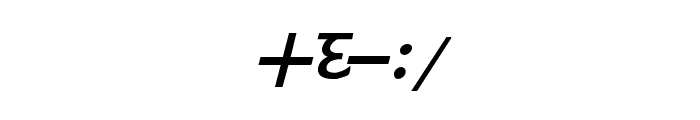 Kruti Dev 040  Bold Italic Font OTHER CHARS