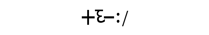 Kruti Dev 040  Thin Font OTHER CHARS