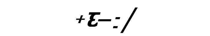 Kruti Dev 060  Bold Italic Font OTHER CHARS