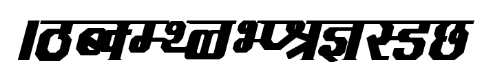 Kruti Dev 090  Bold Italic Font UPPERCASE