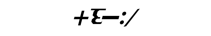 Kruti Dev 090  Italic Font OTHER CHARS